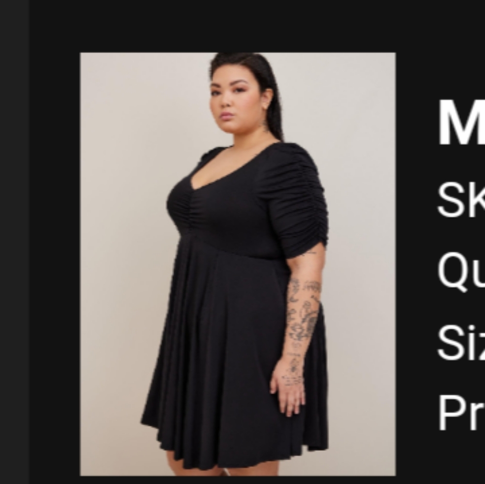 Torrid skater dress